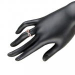 Rose Gold Plated Illuminating Adjustable Infinity Love Finger Ring For Girls And Women