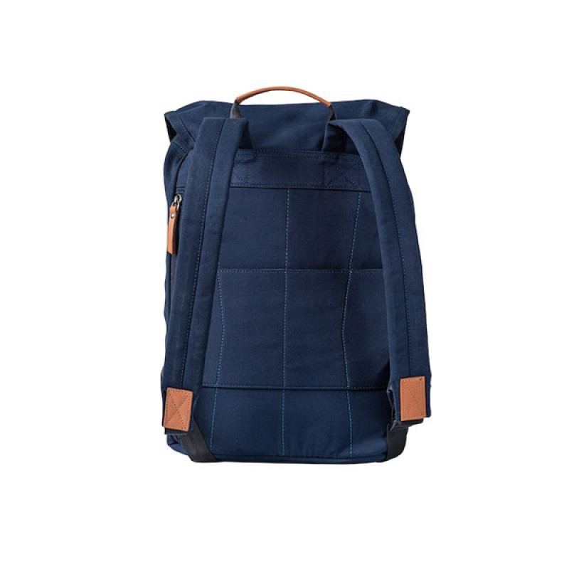 Unisex Navy Blue Travel Laptop Backpack Bag